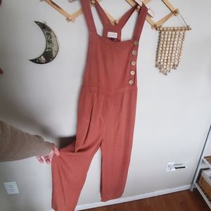 Universal threads OVERALLS CROPS TERRACOTTA COLOR